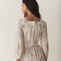 MINTA DRESS -- PAINTED BOUQUET