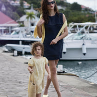 MONROE DRESS -- NAVY