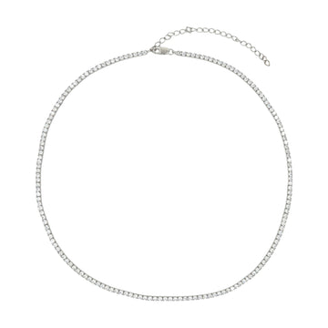 Thin Tennis Necklace
