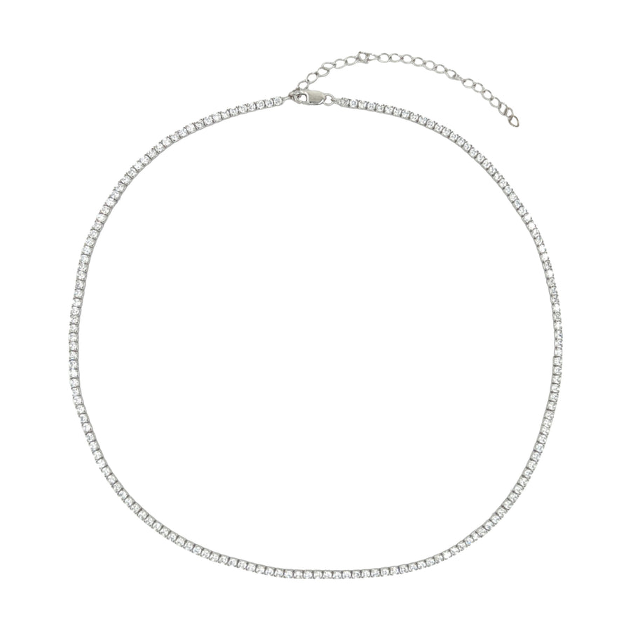 Thin Tennis Necklace