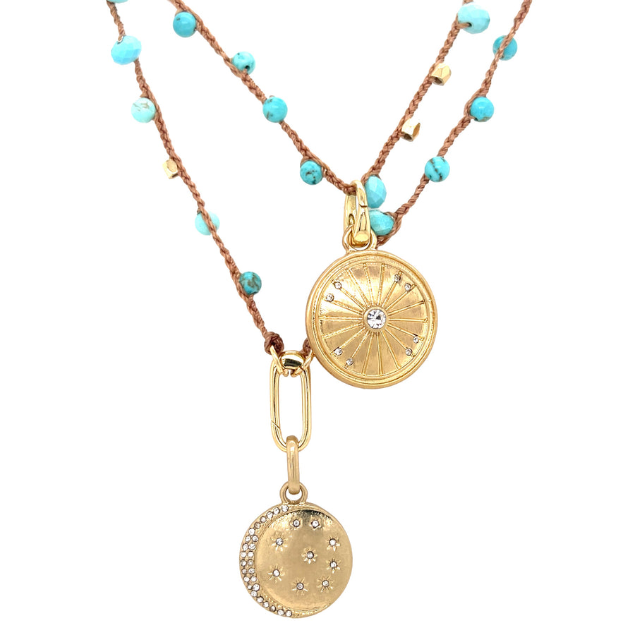 Turquoise Charm Necklace