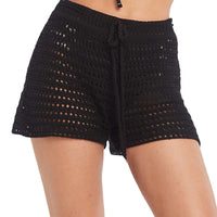 Nora Black Knitted Short