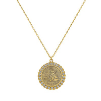 Zodiac Disc Necklace
