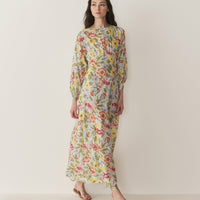 OLIANA DRESS -- BLANC ANEMONE BLOOM