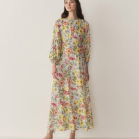 OLIANA DRESS -- BLANC ANEMONE BLOOM