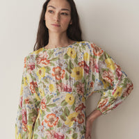 OLIANA DRESS -- BLANC ANEMONE BLOOM