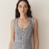 OTTESSA DRESS -- CORNFLOWER HILLSIDE BLOOM