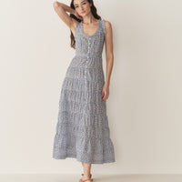 OTTESSA DRESS -- CORNFLOWER HILLSIDE BLOOM