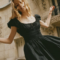 QUINN DRESS -- BLACK