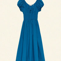QUINN DRESS -- SOFT COBALT