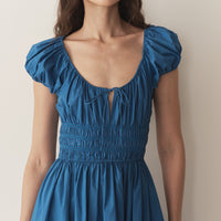 QUINN DRESS -- SOFT COBALT
