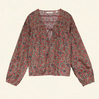 RENELLE TOP -- L'ORANGE SOLEIL FLEURIT