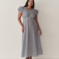 ROMINA DRESS -- CORNFLOWER HILLSIDE BLOOM