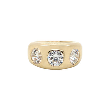Triple Stone Gypsy Ring