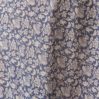 SOFIA DRESS -- BLUE PORCELAIN TEA FLORAL