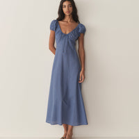 SOFIA DRESS -- CASSIS CHECK
