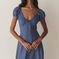 SOFIA DRESS -- CASSIS CHECK