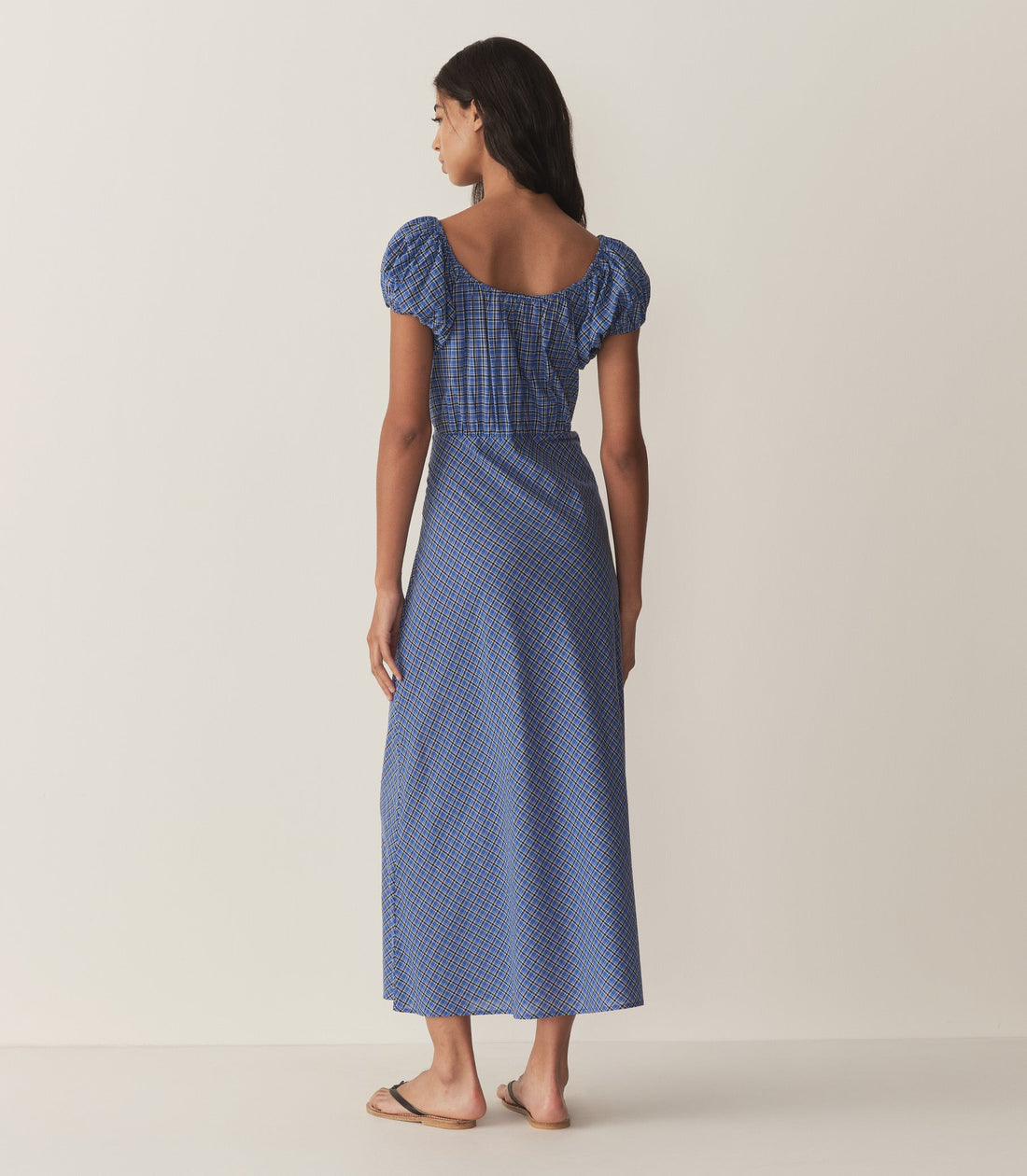SOFIA DRESS -- CASSIS CHECK