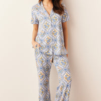 Elsa Cloud Jersey PJ Set in Villeroy