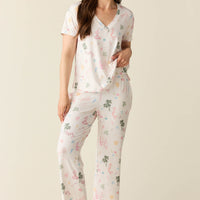 Alyssa Summer Jersey PJ Set in Mermaids