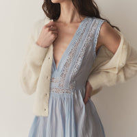 VICTORIA DRESS -- ICY BLUE