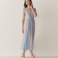 VICTORIA DRESS -- ICY BLUE