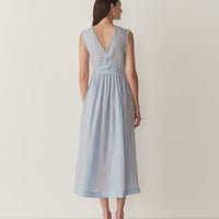 VICTORIA DRESS -- ICY BLUE