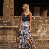 Blue Tie-Dye Gaelle Skirt
