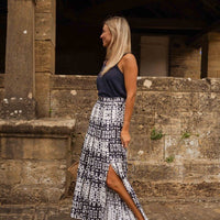 Blue Tie-Dye Gaelle Skirt