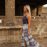 Blue Tie-Dye Gaelle Skirt