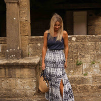 Blue Tie-Dye Gaelle Skirt