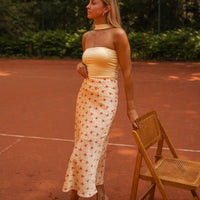 Yellow Floral Emy Skirt