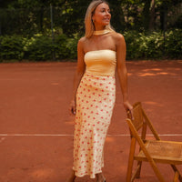 Yellow Floral Emy Skirt