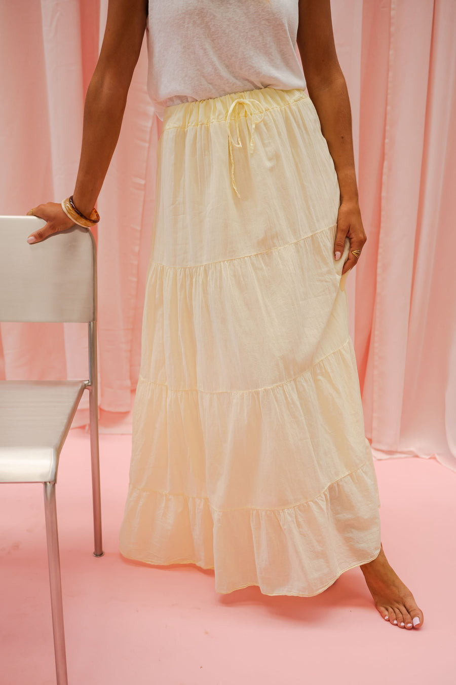 Yellow Madel Skirt